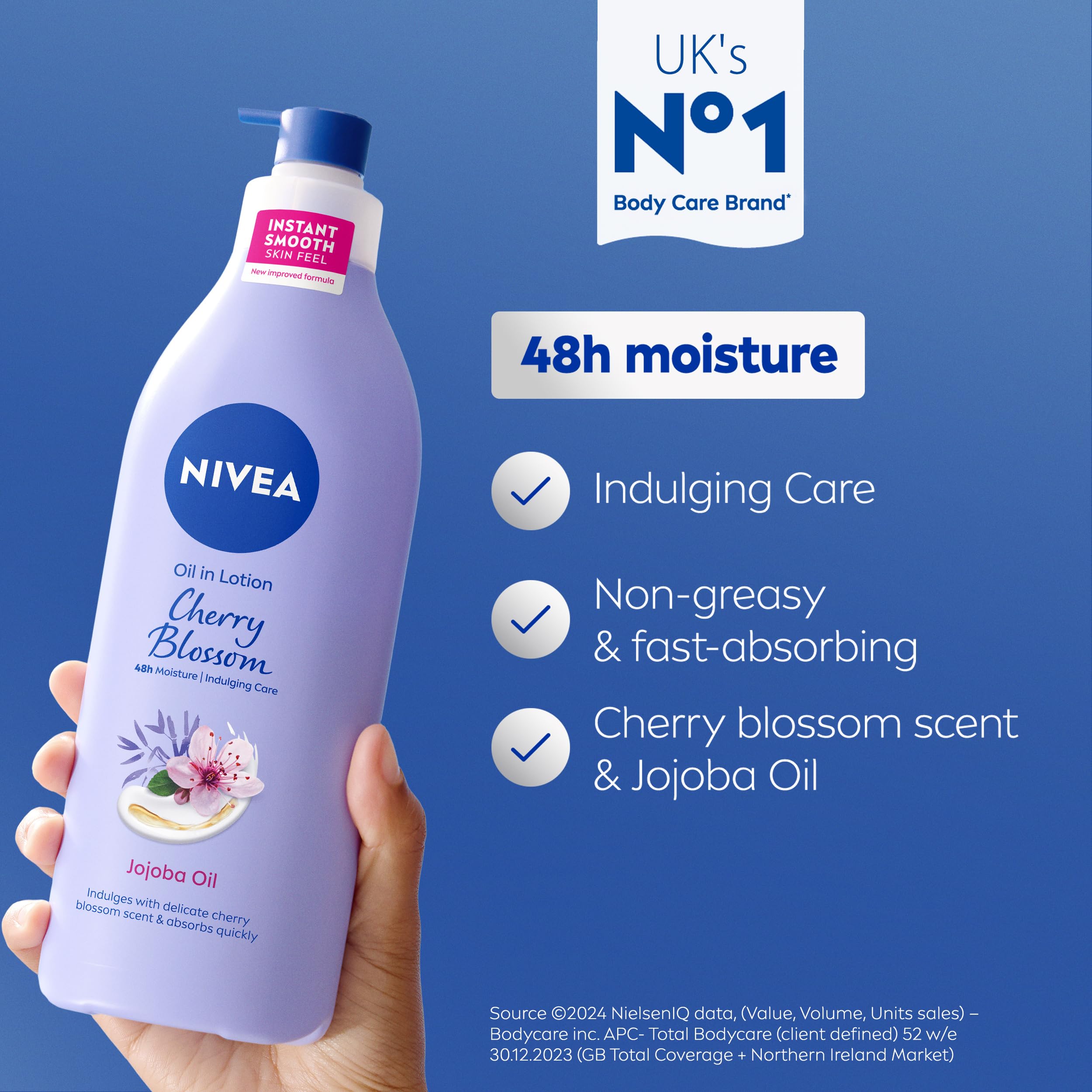 NIVEA Cherry Blossom & Jojoba Oil Lotion 400ml