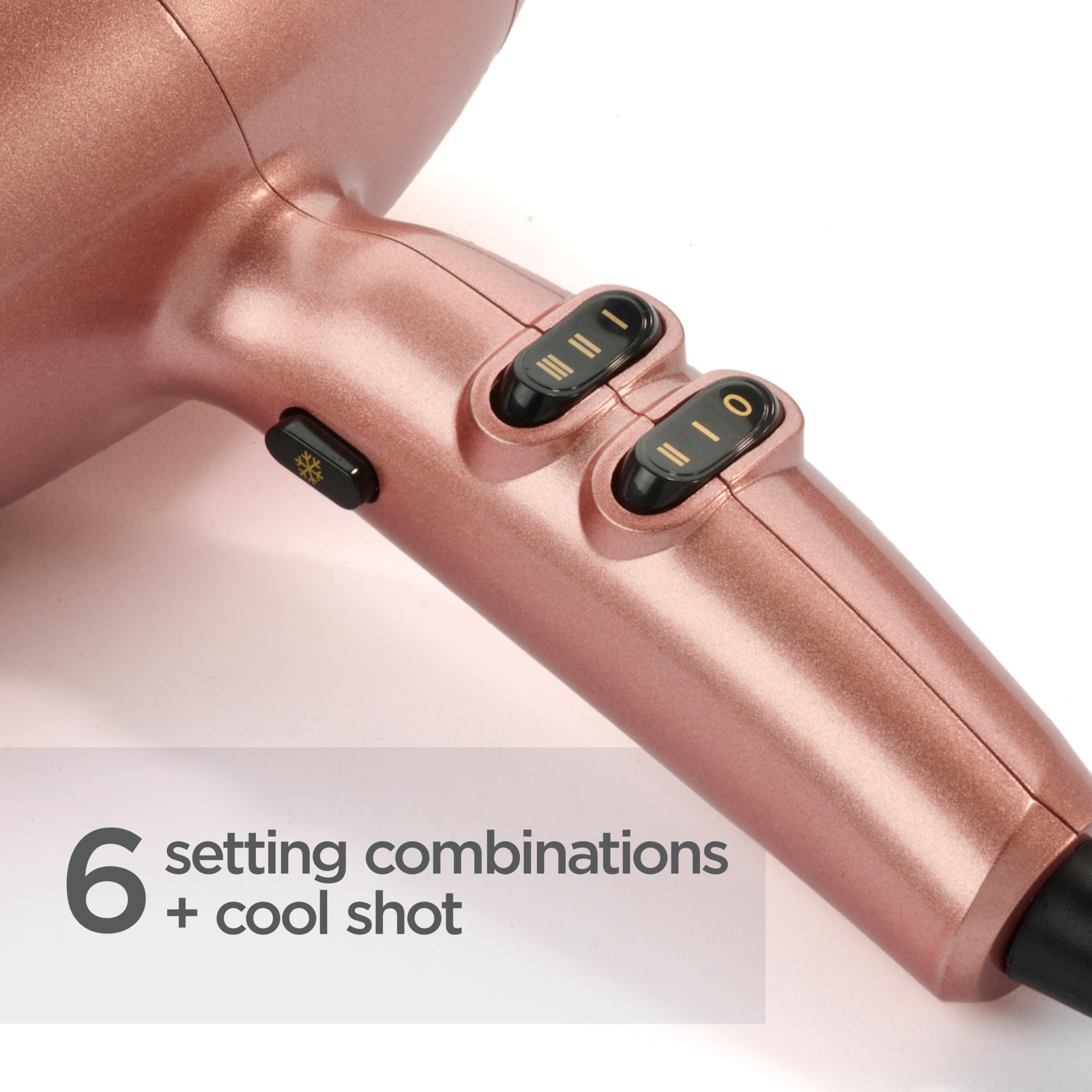 BaByliss Rose Gold 2100W Ionic Hair Dryer