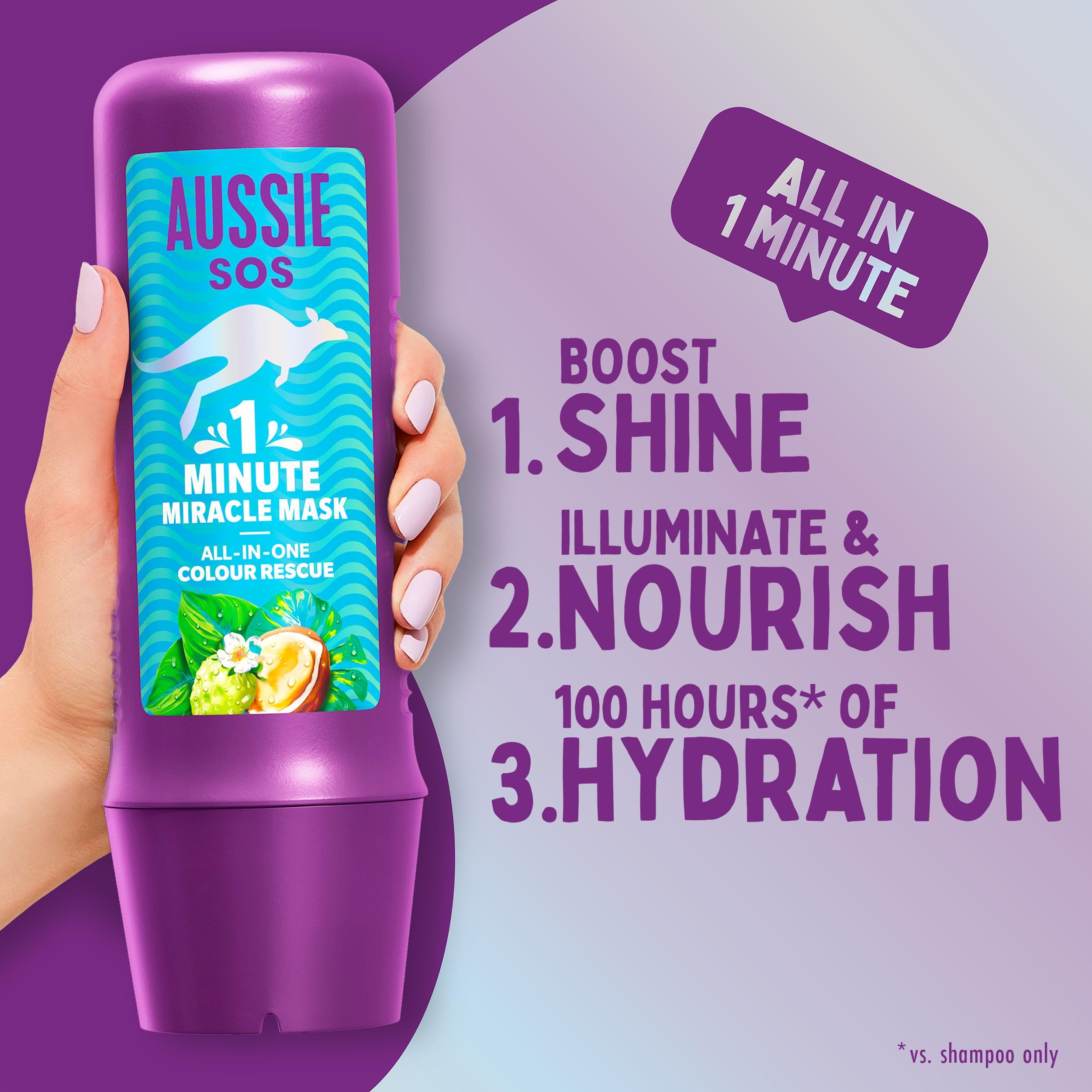 Aussie Blonde Hydration Vegan Purple Care Set