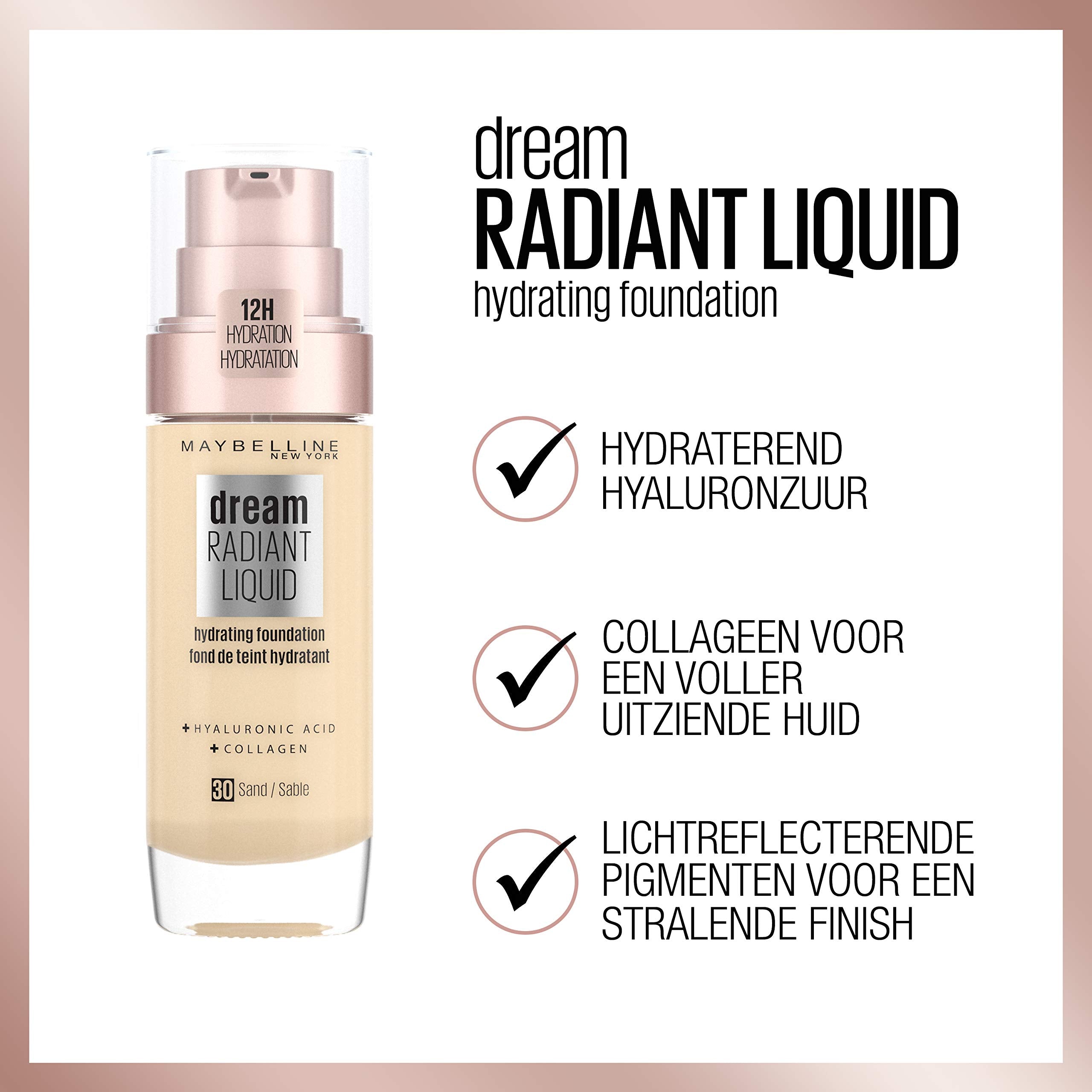 Maybelline Dream Radiant Liquid Foundation - 21 Nude