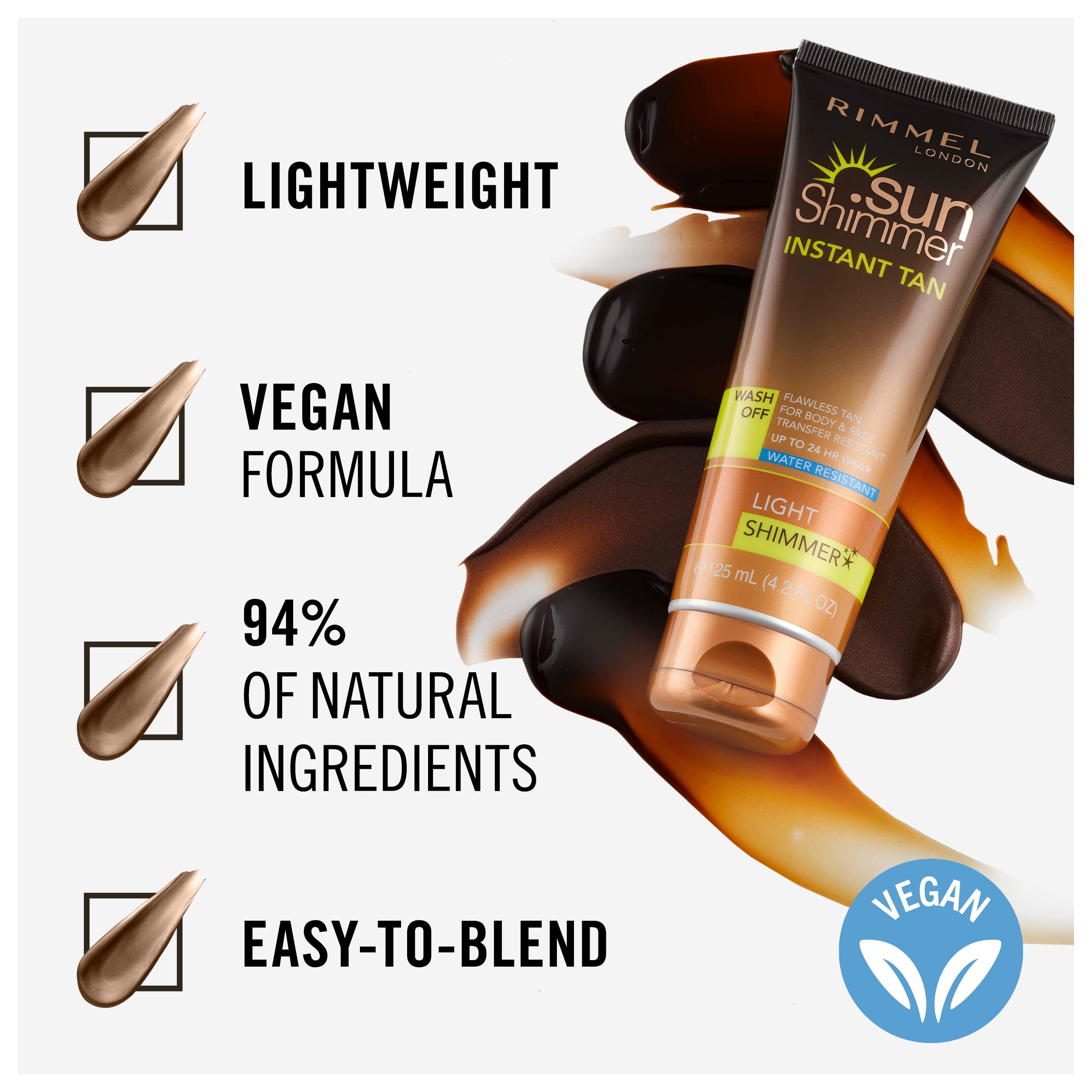 Rimmel Sunshimmer Water Resistant Instant Tan - Medium Matte