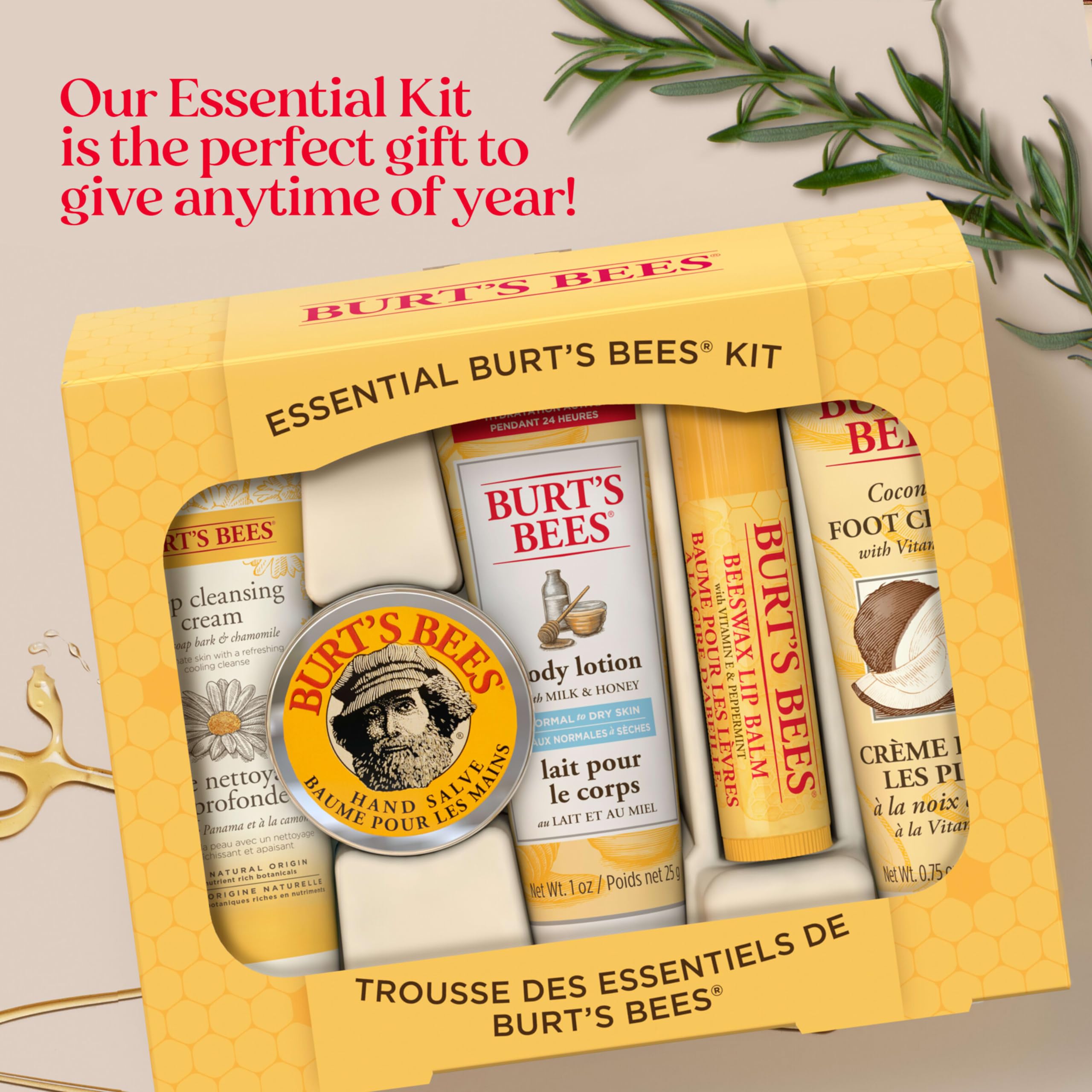 Burt's Bees Essential Travel Skincare Set