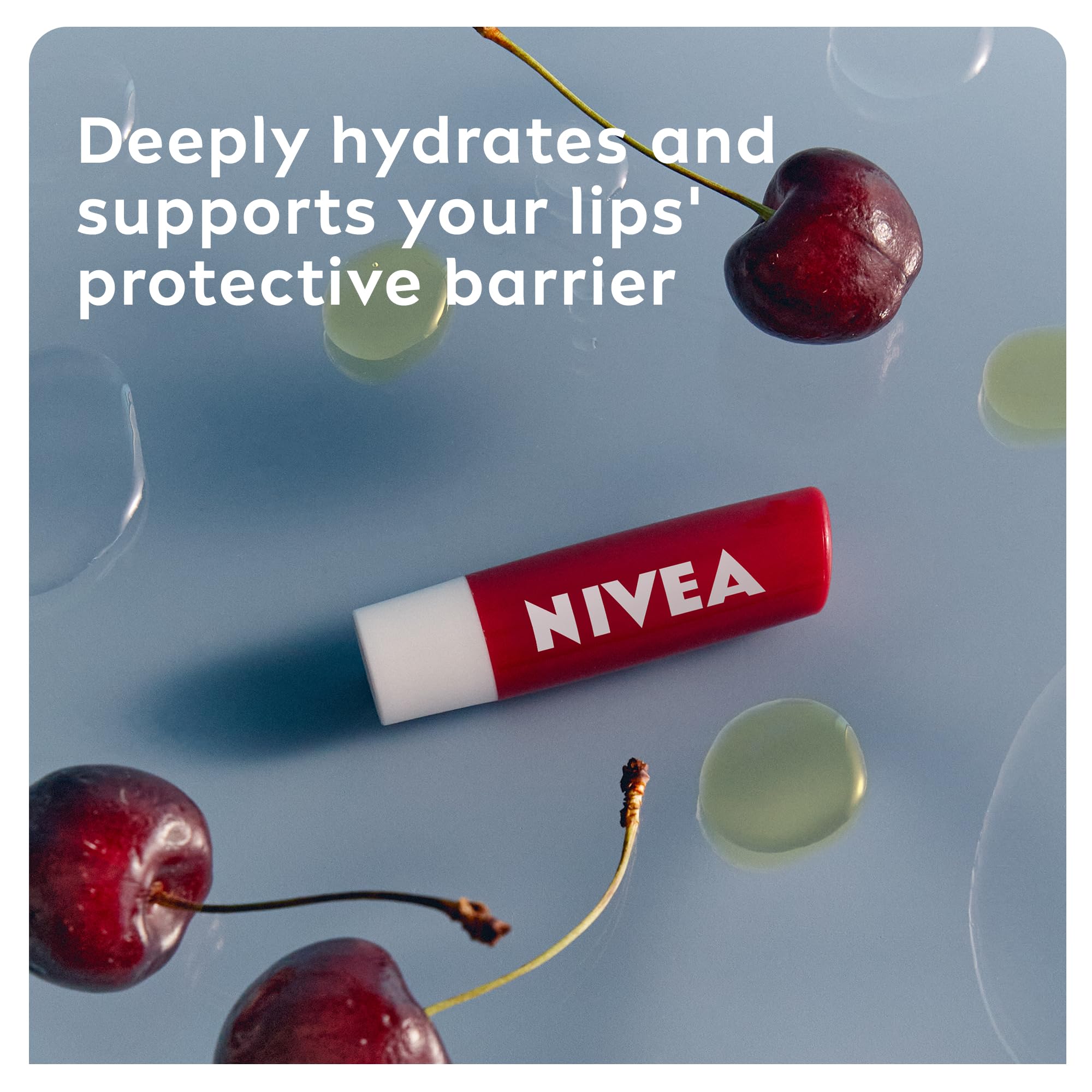 NIVEA Cherry Shine Lip Balm 4.8g