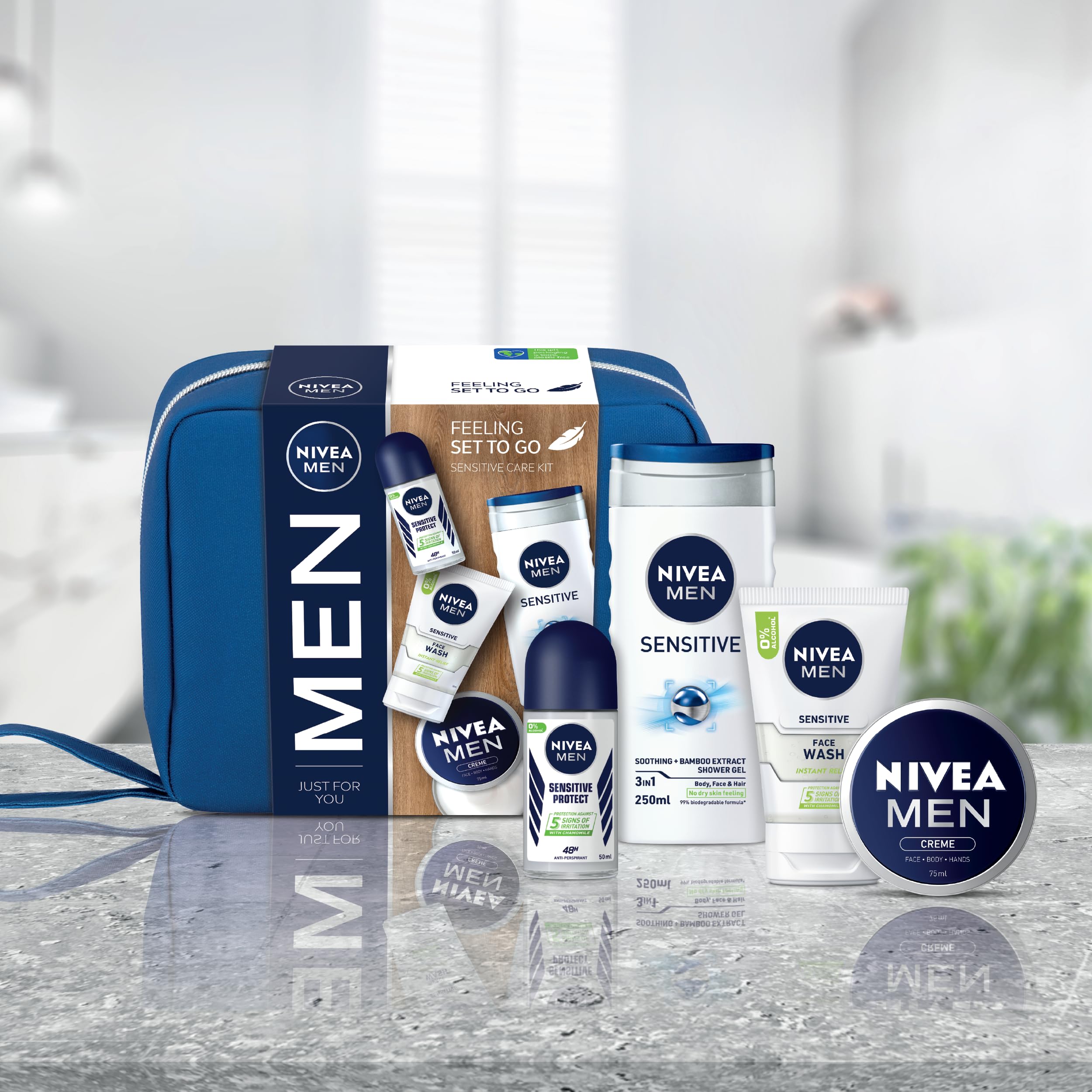 NIVEA MEN Sensitive Care Grooming Kit