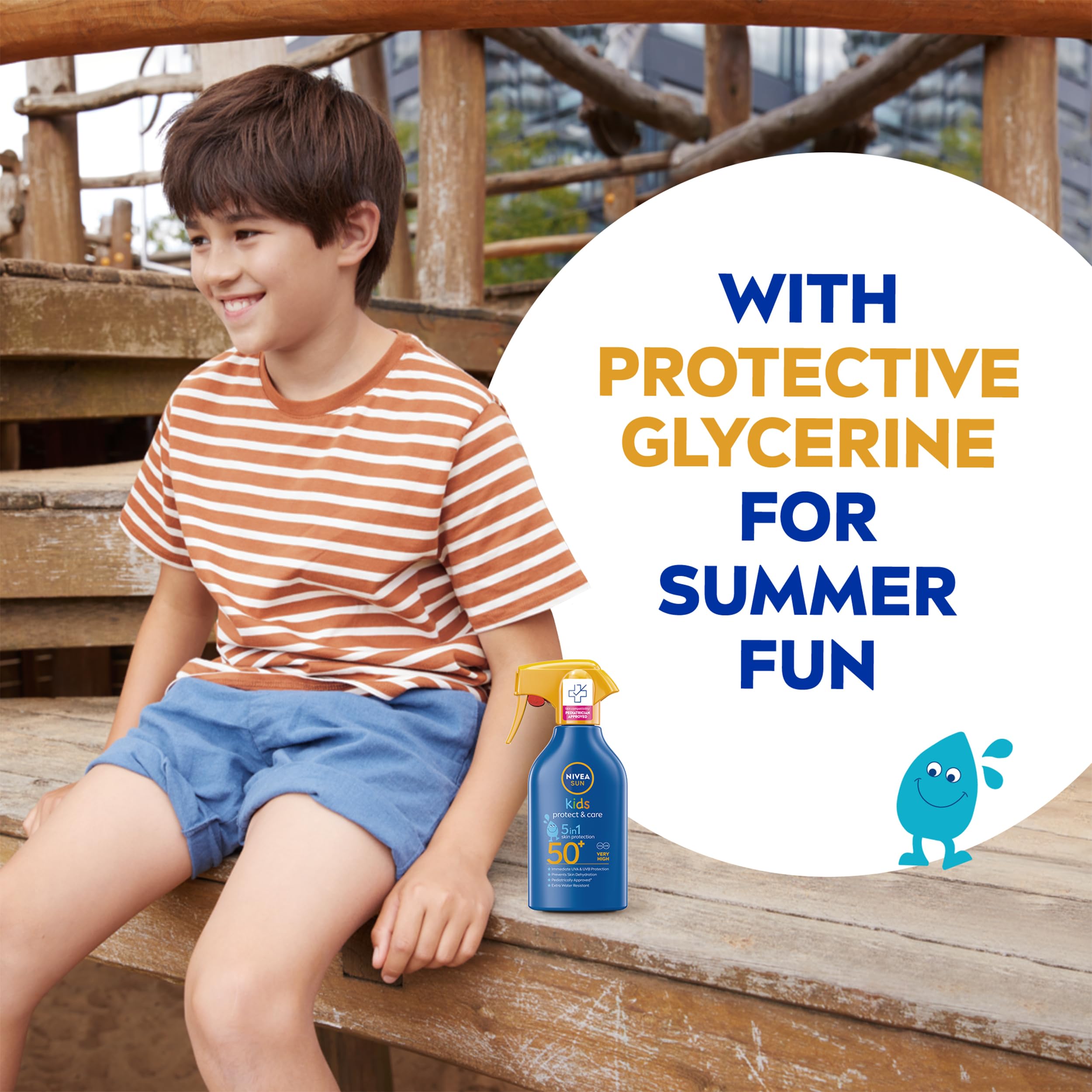 NIVEA SUN Kids Protect & Care SPF 50+ Spray 270ml