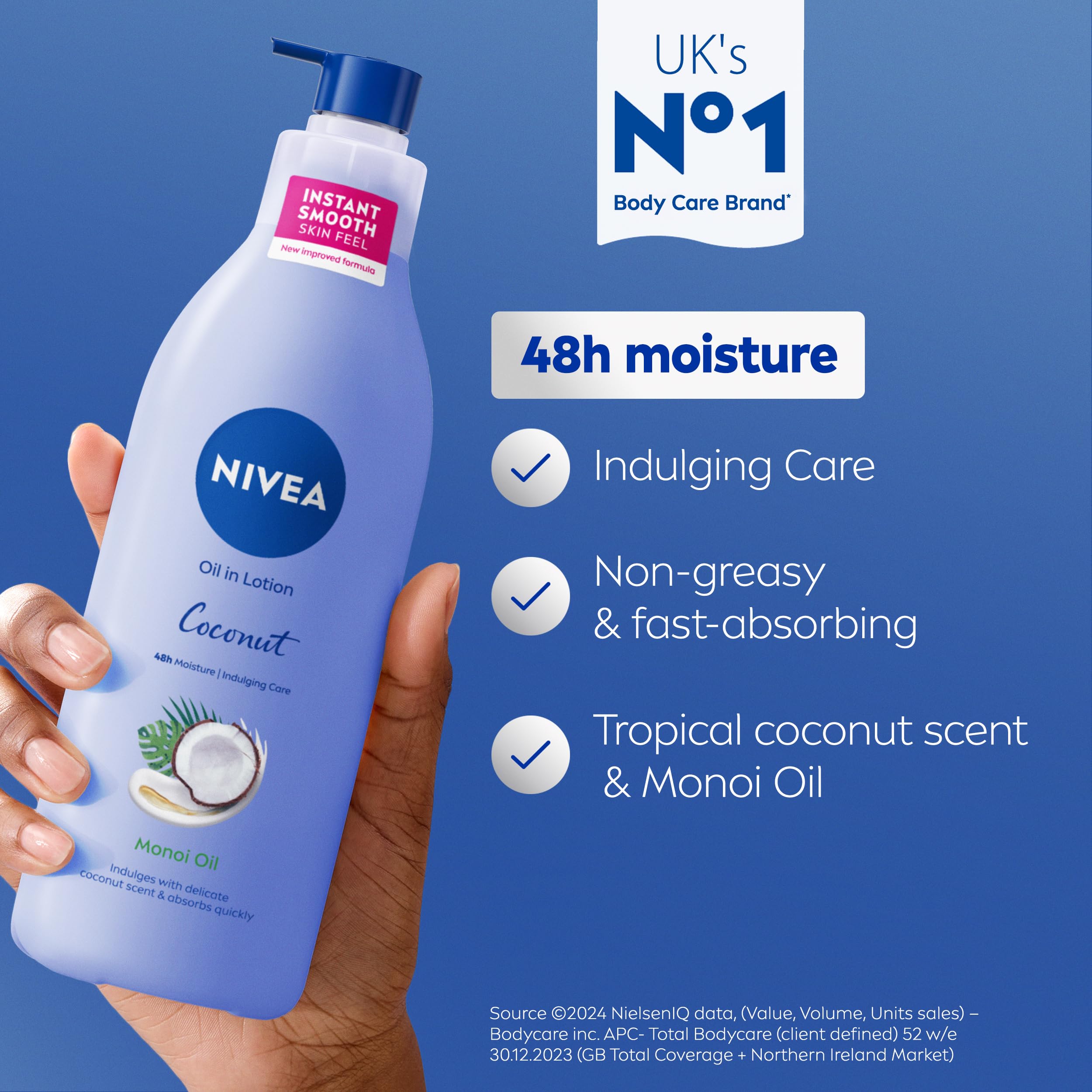 NIVEA Oil In Lotion Coconut & Monoi Oil 400ml