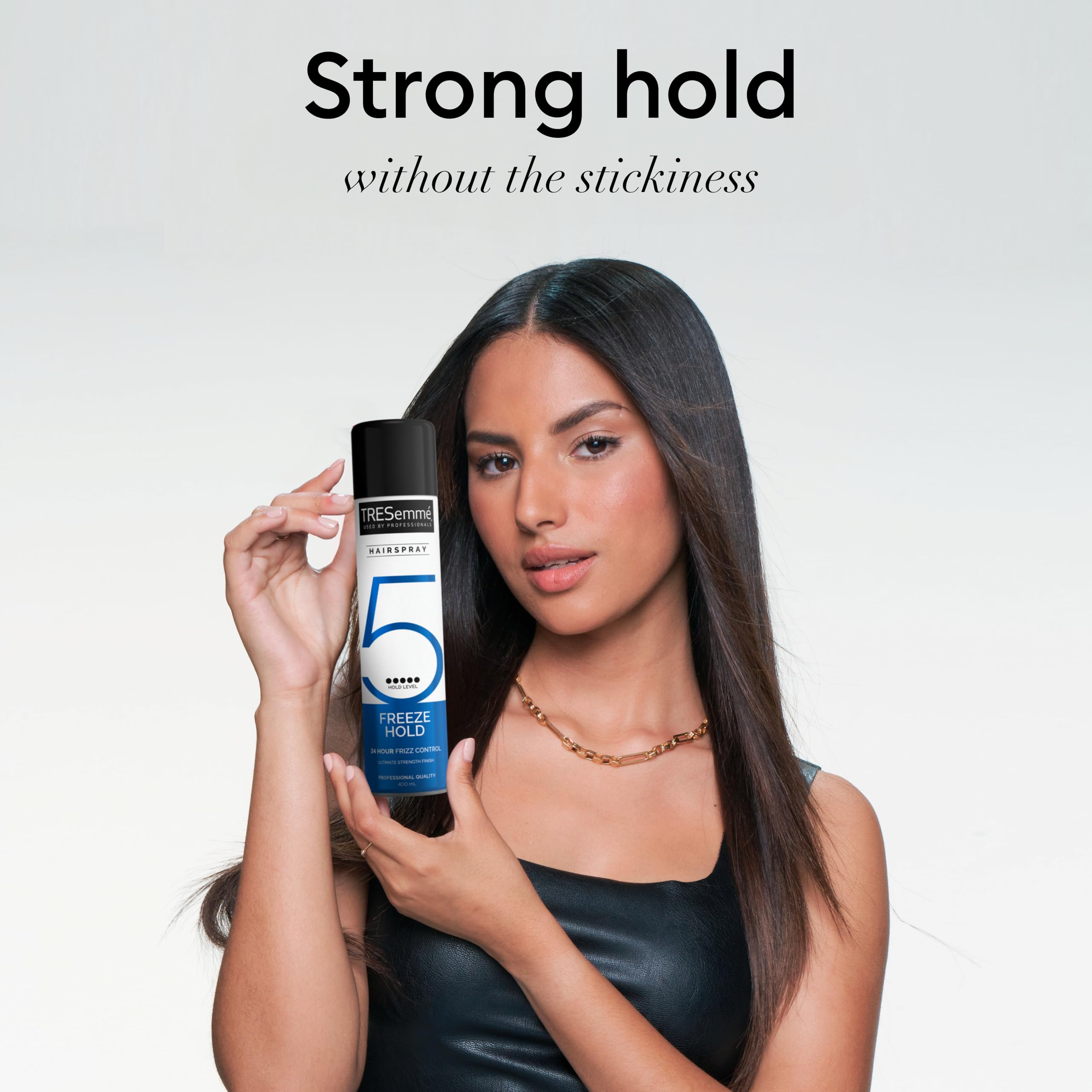 TRESemmé Freeze Hold Hairspray 24-hour frizz control for an ultimate strength finish 6x 400 ml