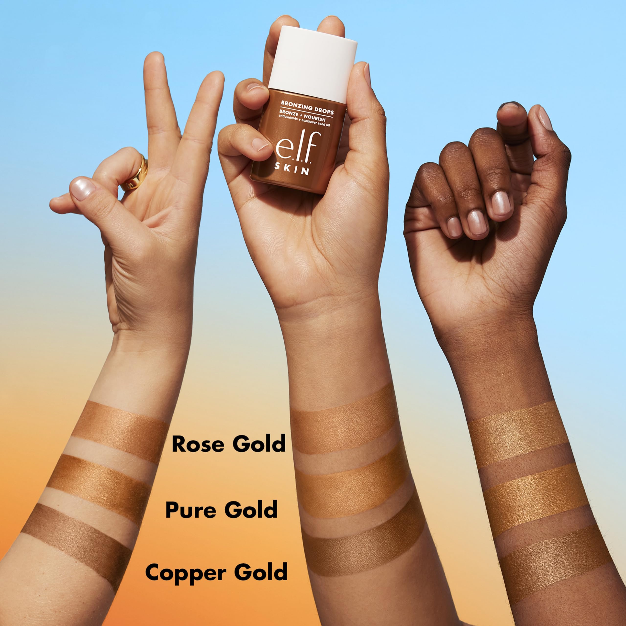 e.l.f. SKIN Bronzing Drops - Pure Gold