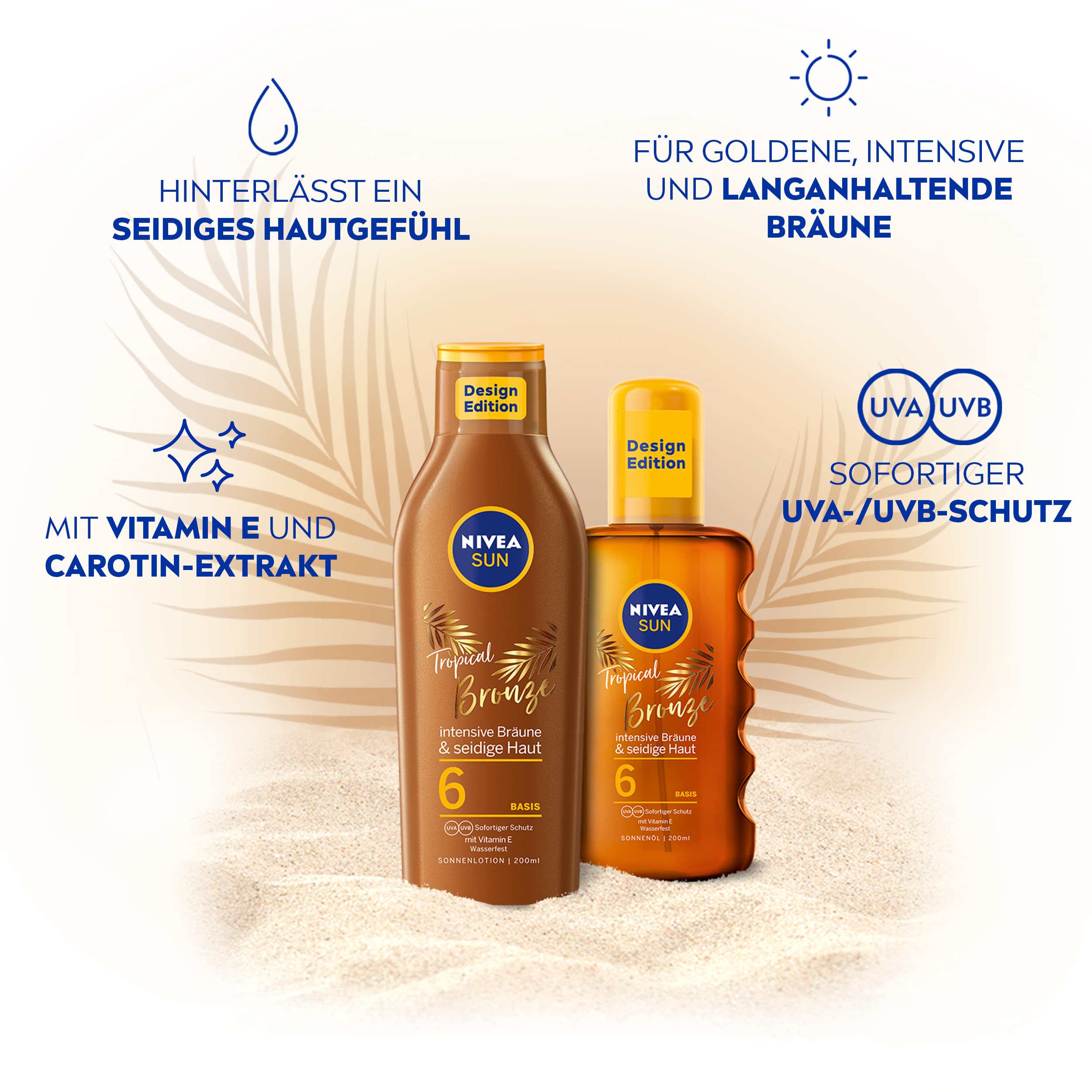 Nivea Sun Tropical Bronze SPF 6 Lotion 200 ml