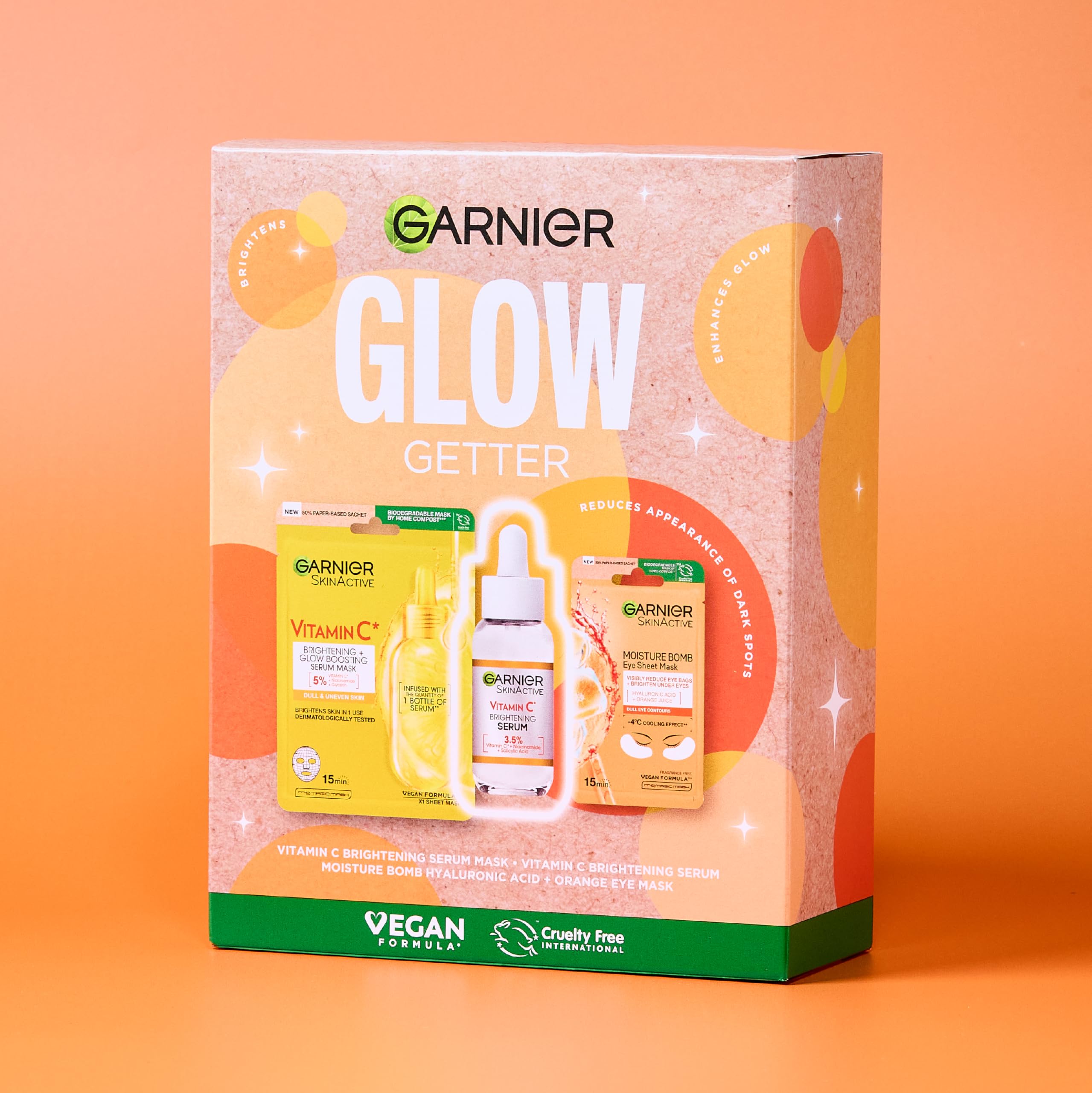 Garnier Glow Getter Giftset - For dull skin - Reduces the appearance of dark spots & enhances glow