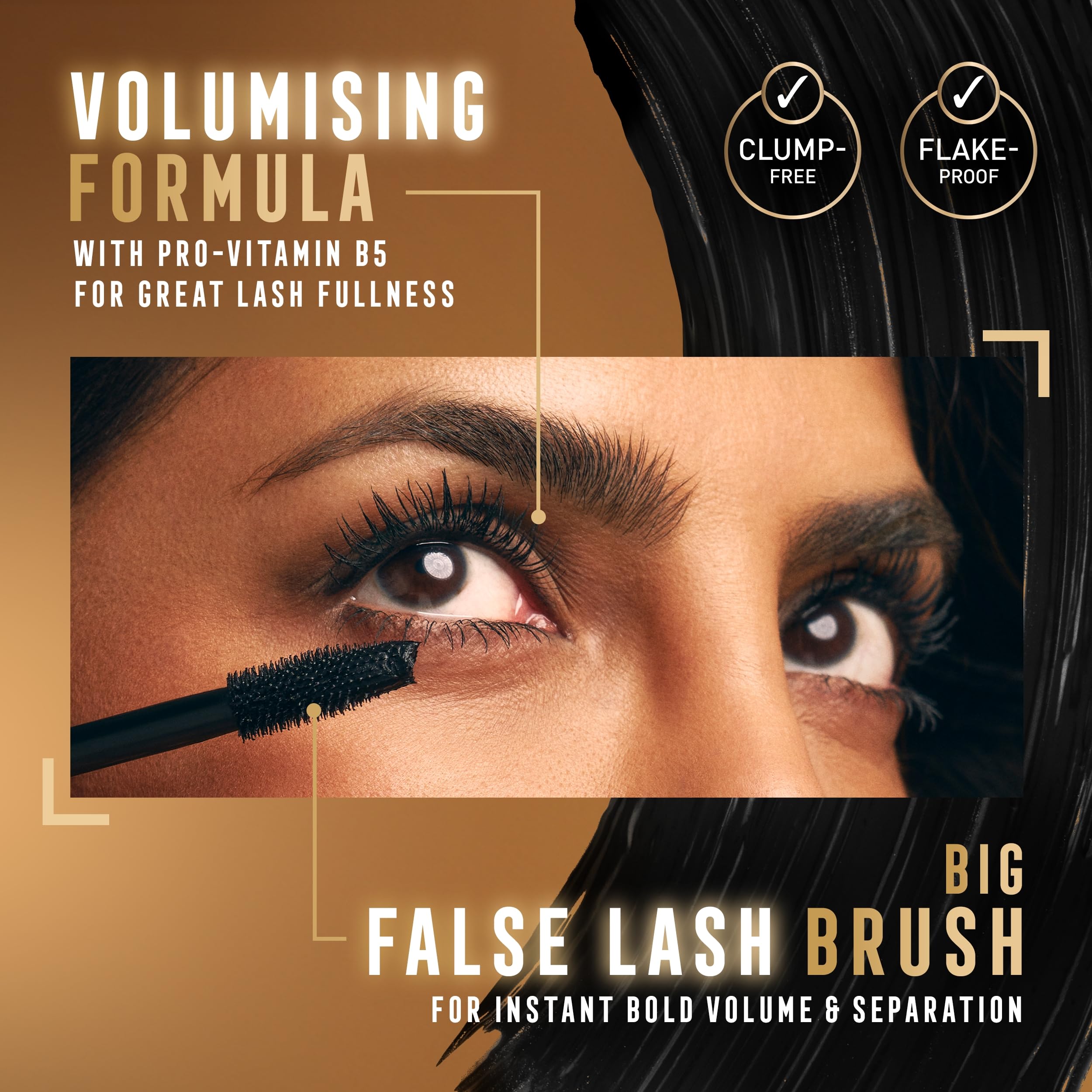 Max Factor False Lash Effect Volumising Mascara - Black Brown