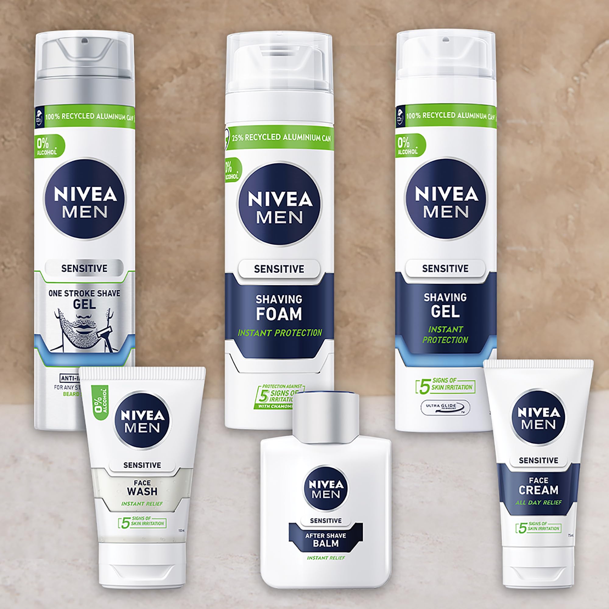 NIVEA Men Sensitive Shaving Foam - 200ml