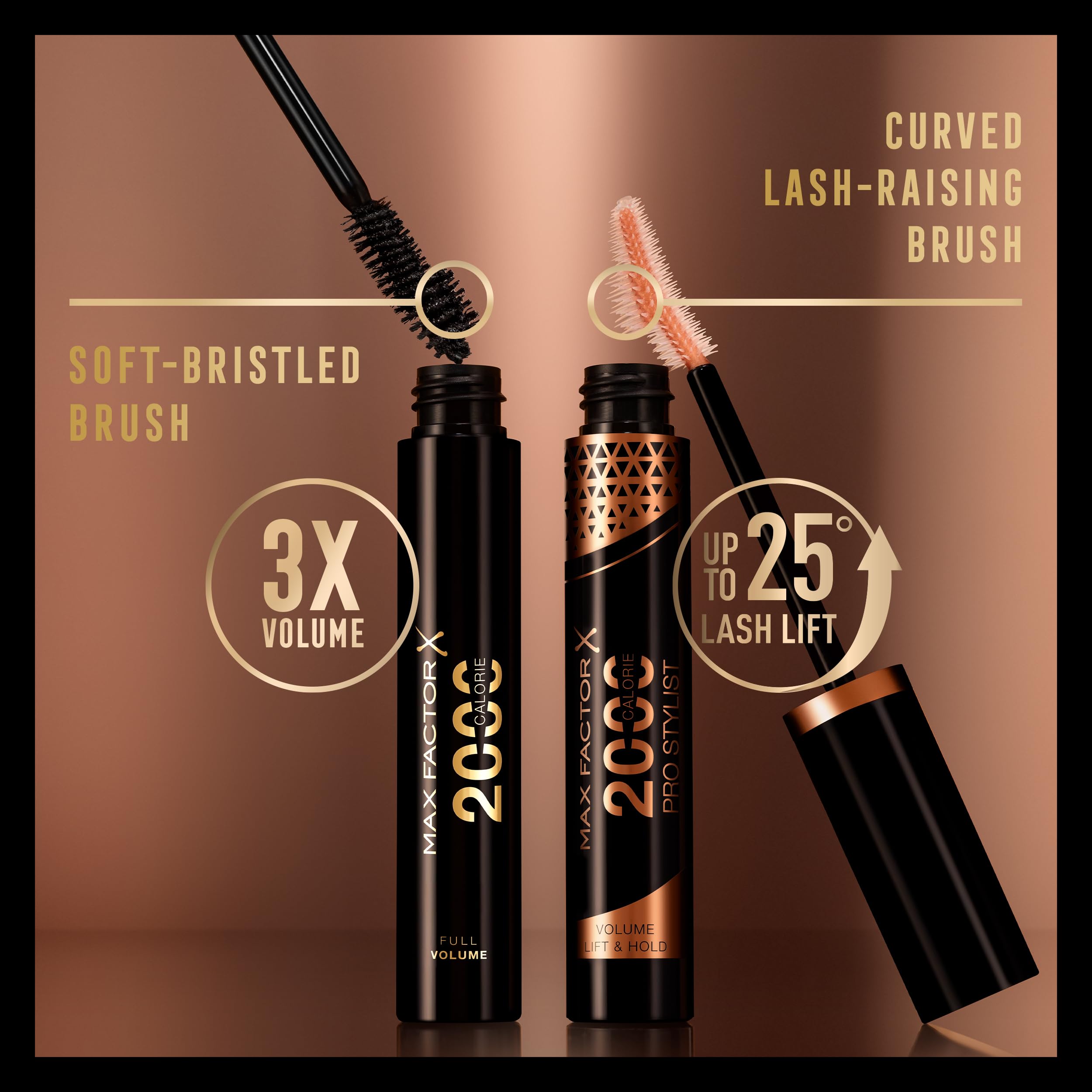 Max Factor 2000 Calorie Pro Stylist Mascara - Black