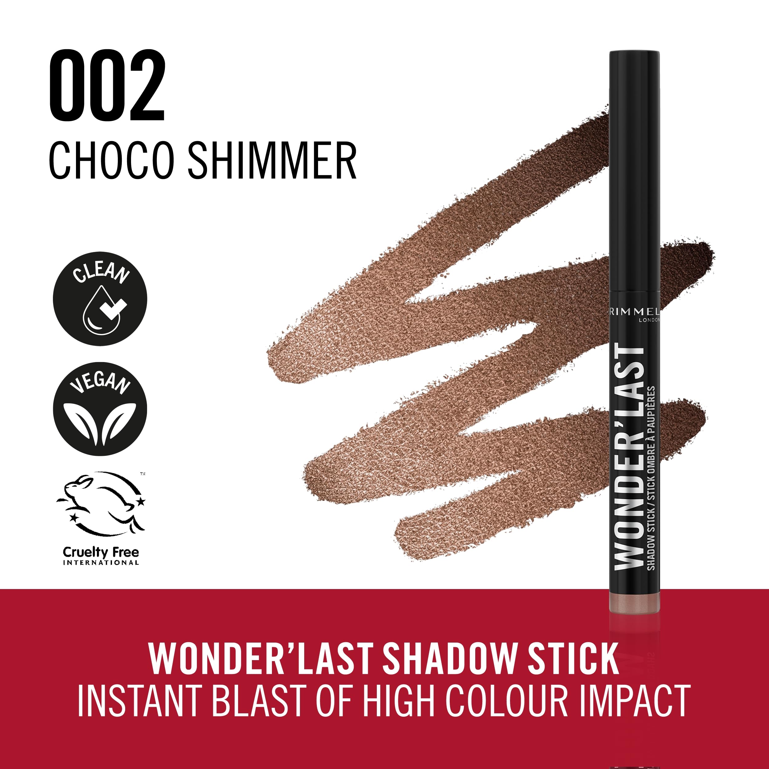 Rimmel Wonder'Last Shadow Stick - 002 Choco Shimmer