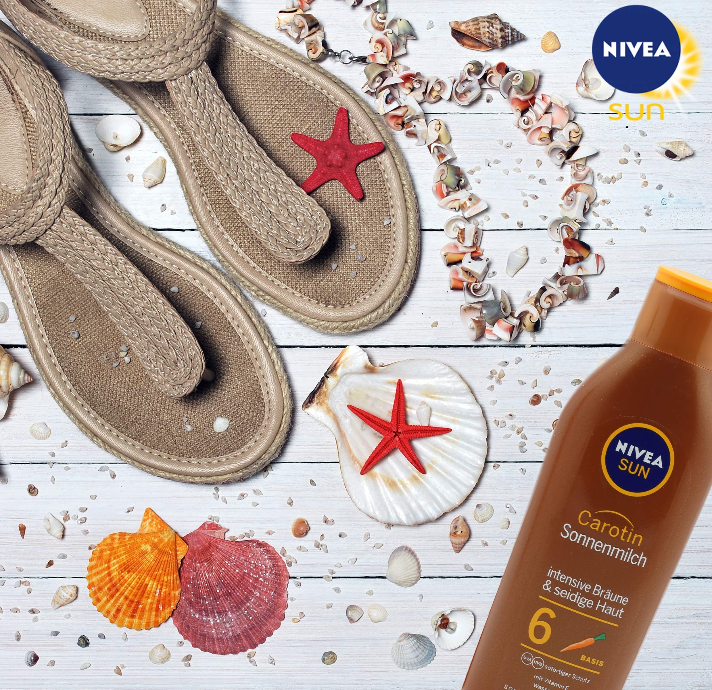 Nivea Sun Carotene SPF 6 Sun Milk Duo