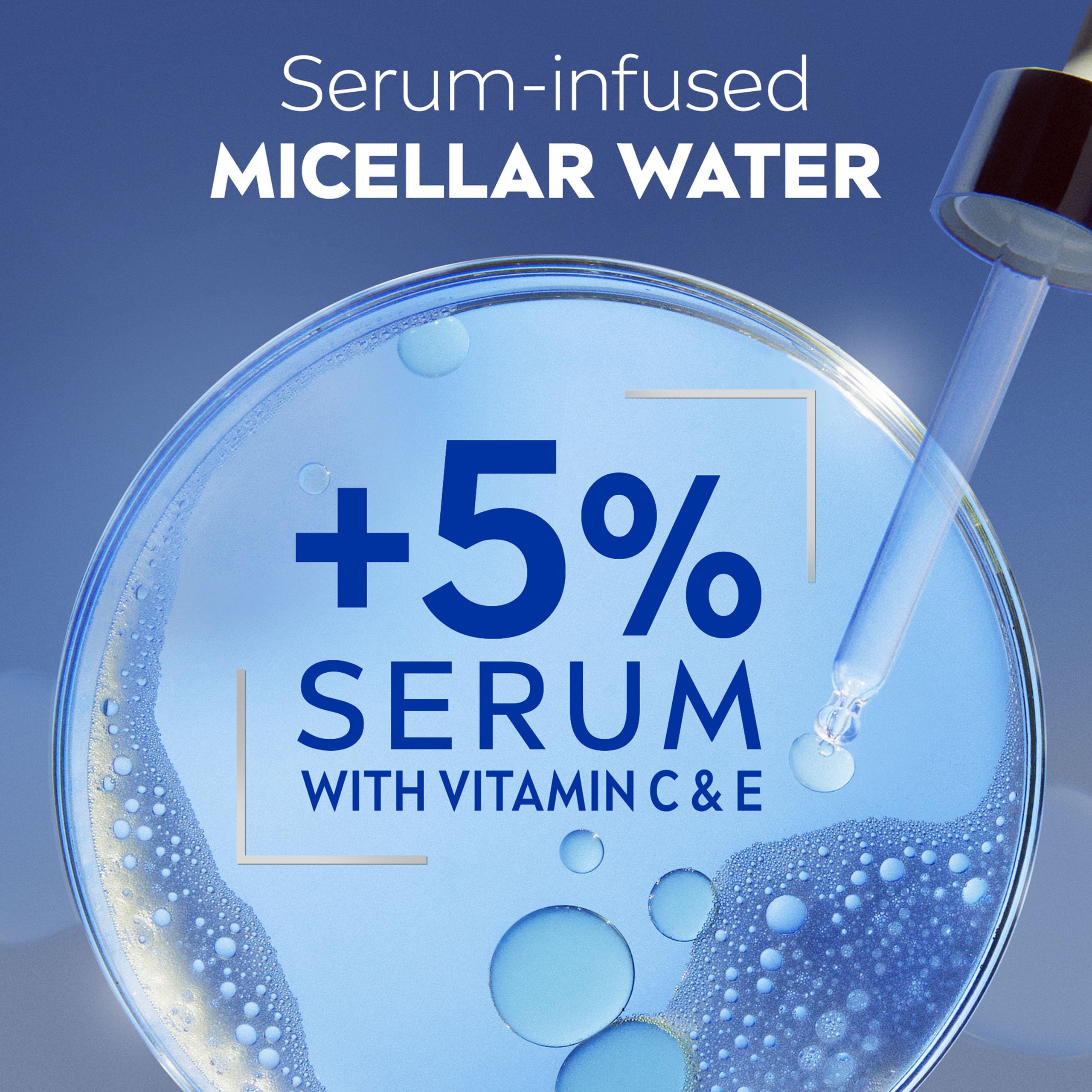 NIVEA Skin Glow Serum Infused Micellar Water 400ml