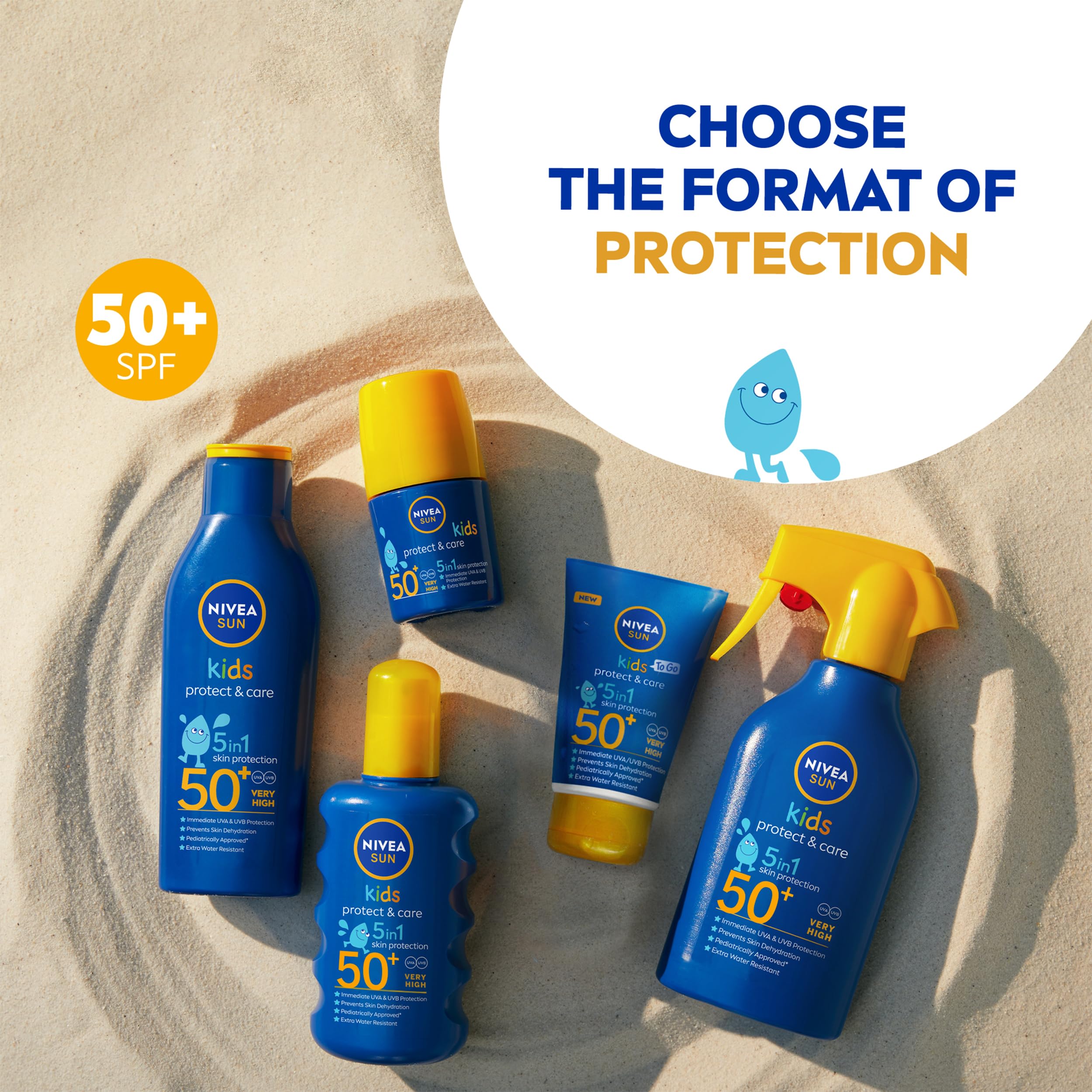 NIVEA SUN Kids Protect & Care SPF 50+ Spray 270ml