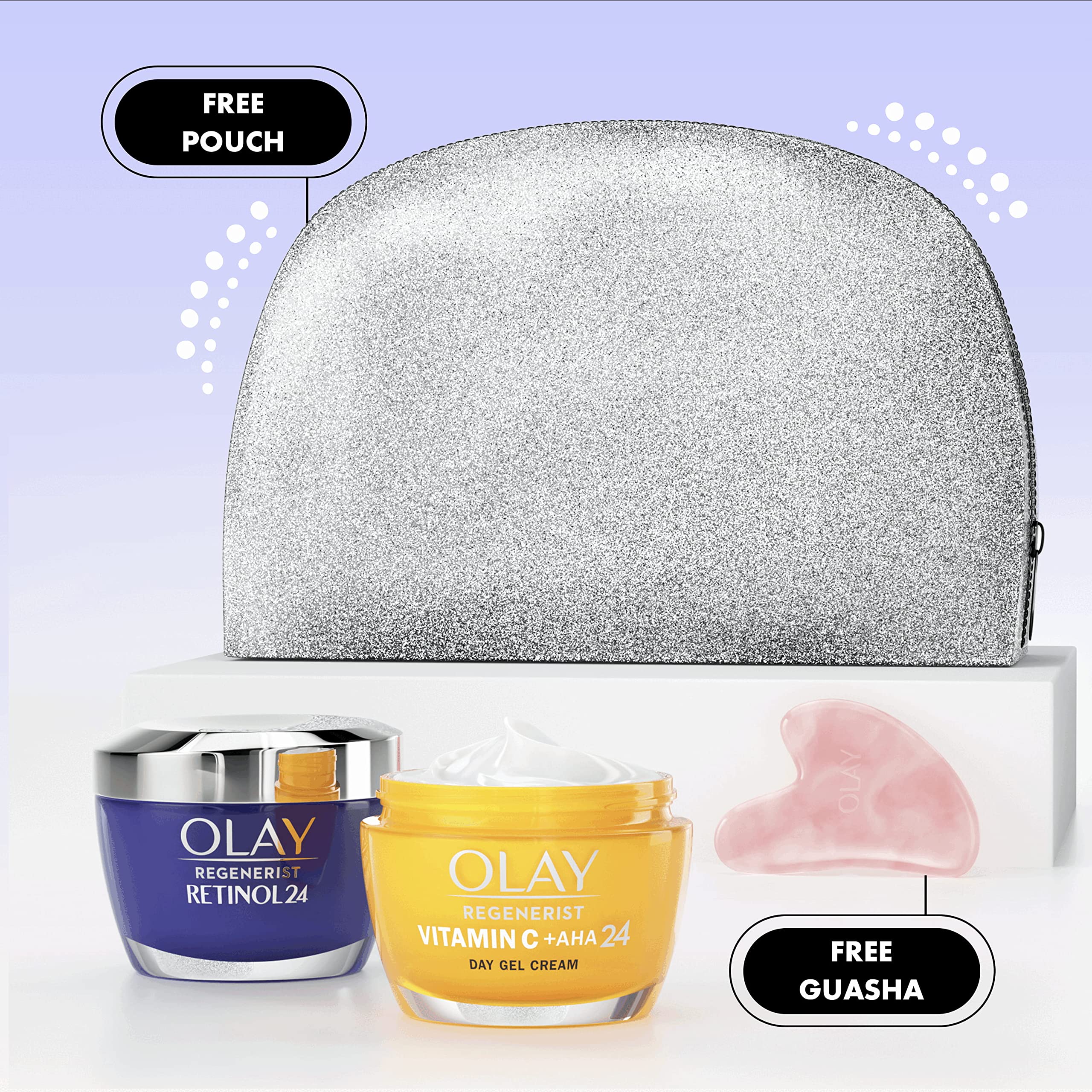 Olay Radiant Skincare Gift Set with Vitamin C & Retinol